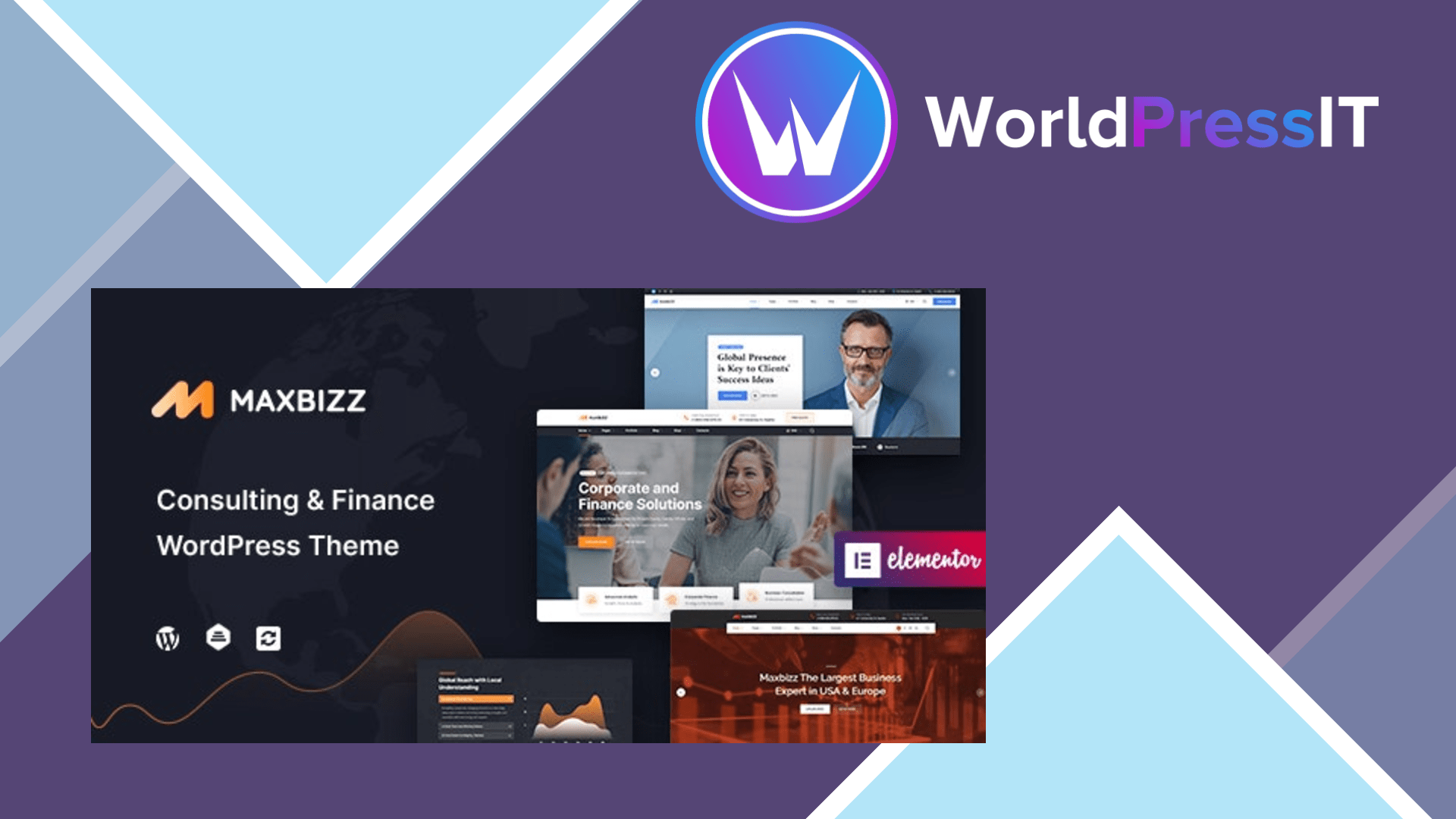 Maxbizz Consulting Financial Elementor Wordpress Theme Worldpress It