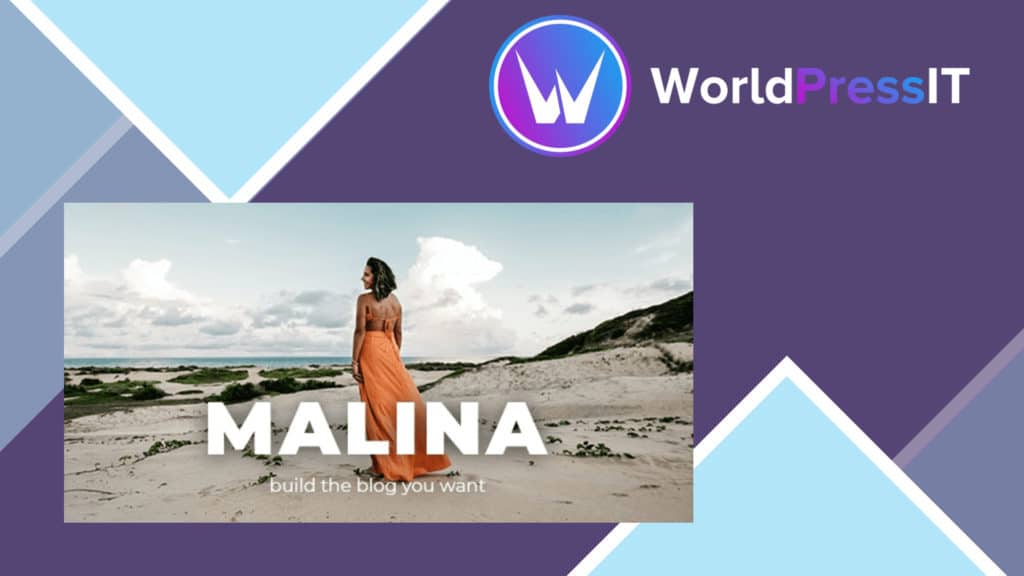Malina Personal WordPress Blog Theme