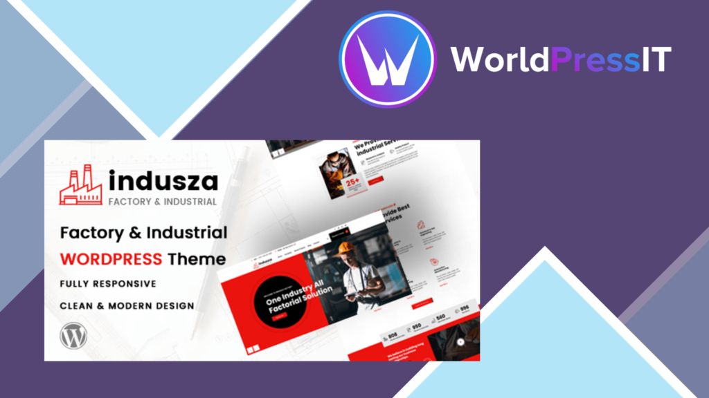 Indusza Industrial and Factory WordPress