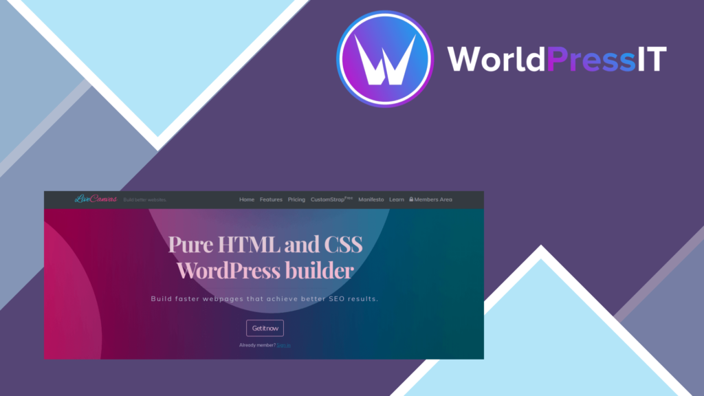 LiveCanvas - Pure HTML and CSS Wordpress Builder