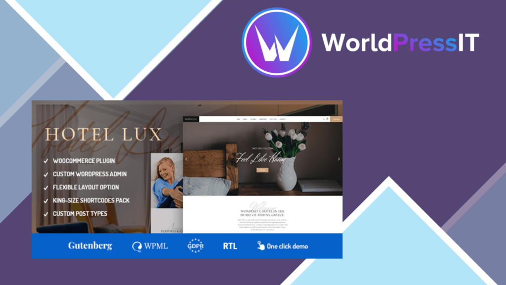 Hotel Lux - Resort and Hotel WordPress Theme