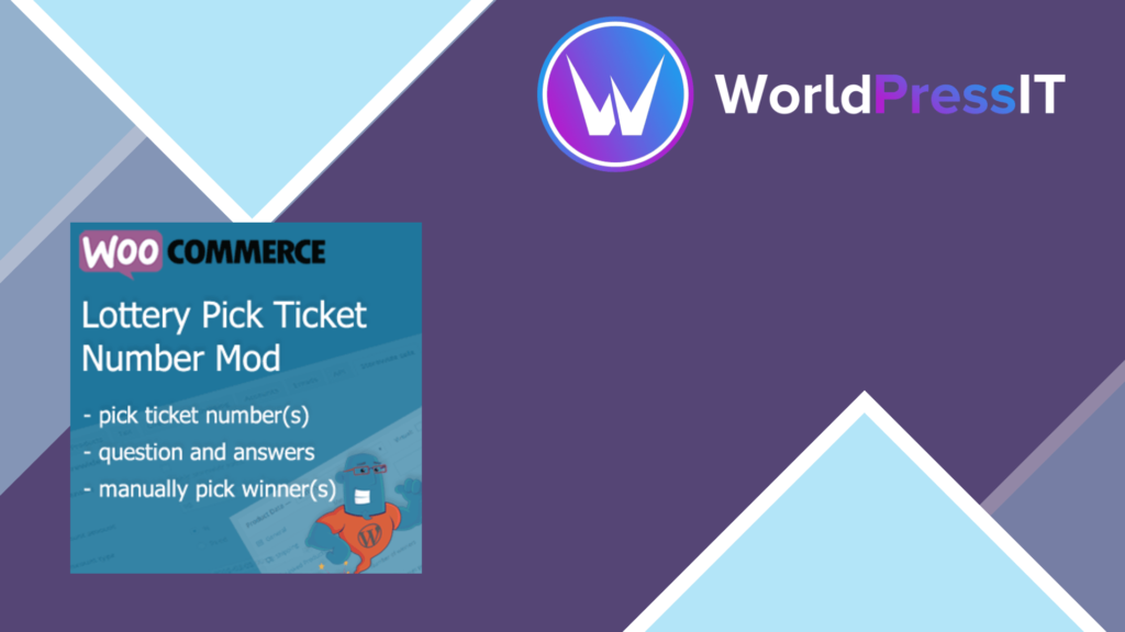 WooCommerce Lottery - Competitions Pick Ticket Number Modification