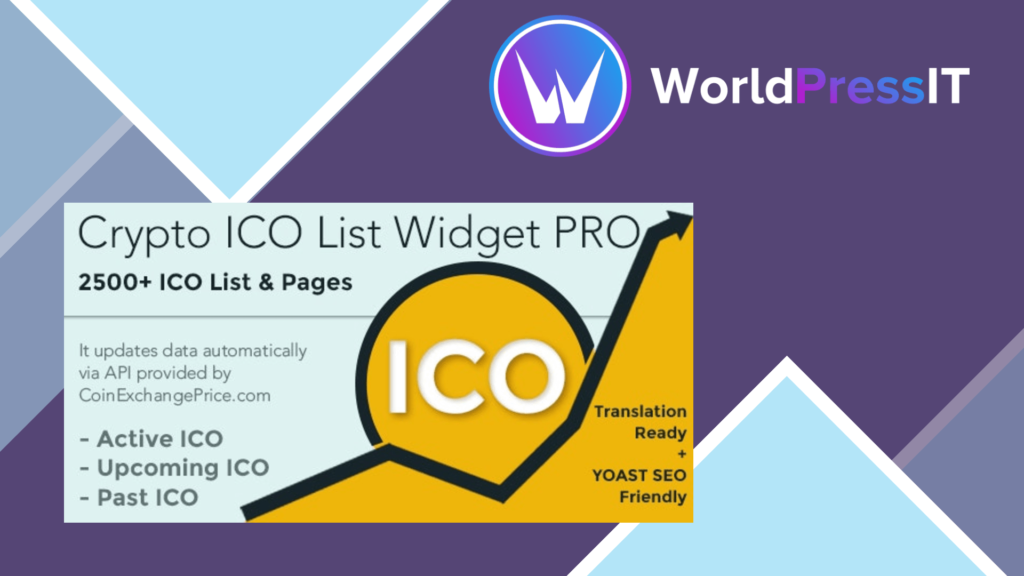 Crypto ICO List Widgets Pro - WordPress ICO Database Plugin