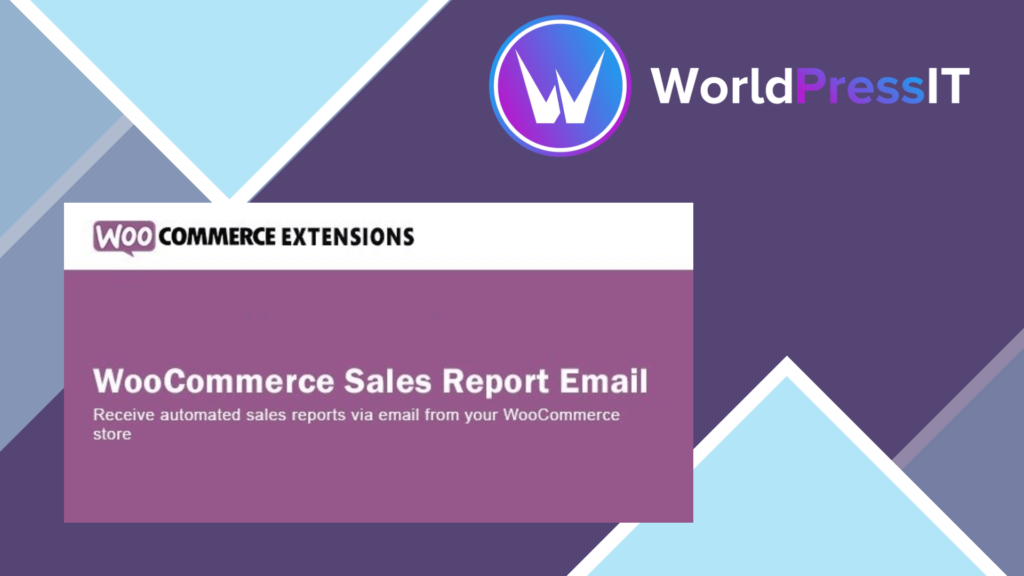 WooCommerce Sales Report Email