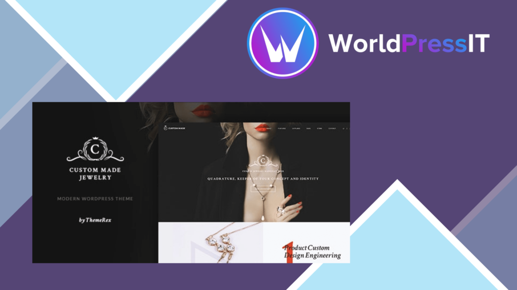 Custom Made | Jewelry Manufacturer and Store WordPress Theme