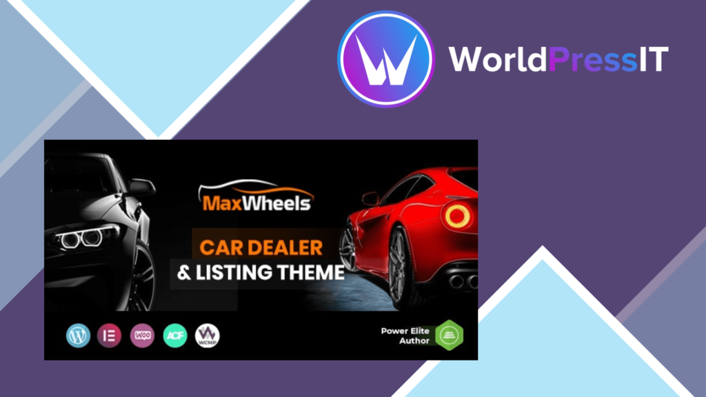 Maxwheels - Car Dealer Automotive &amp; Classified Multivendor WordPress Theme