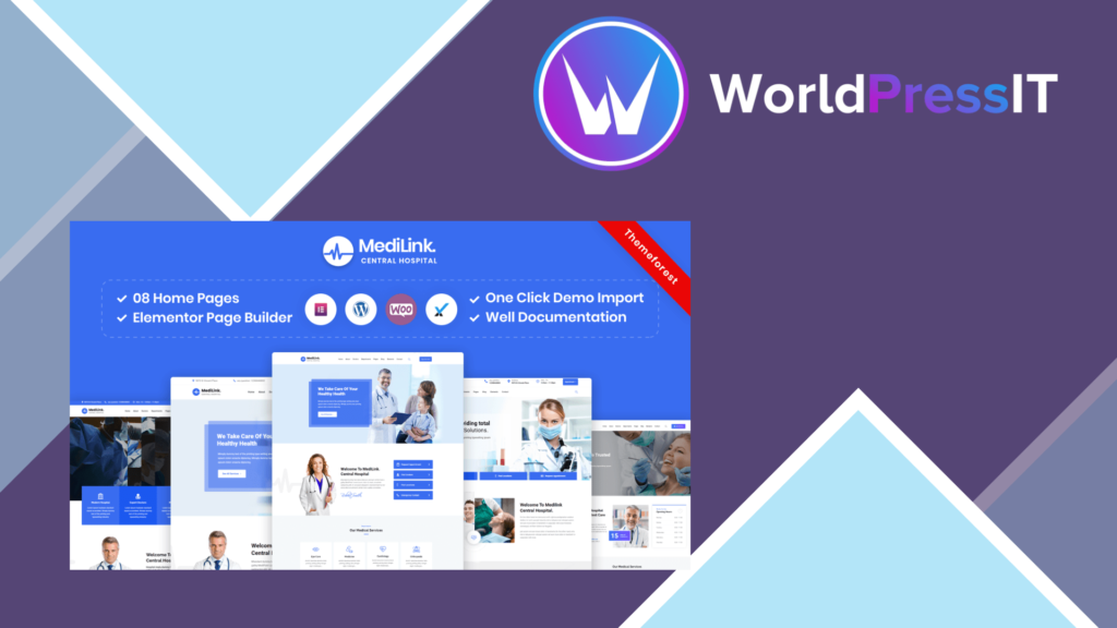 Medilink - Health &amp; Medical WordPress Theme