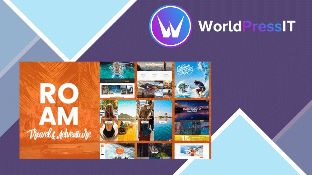 Roam - Travel &amp; Tourism WordPress Theme