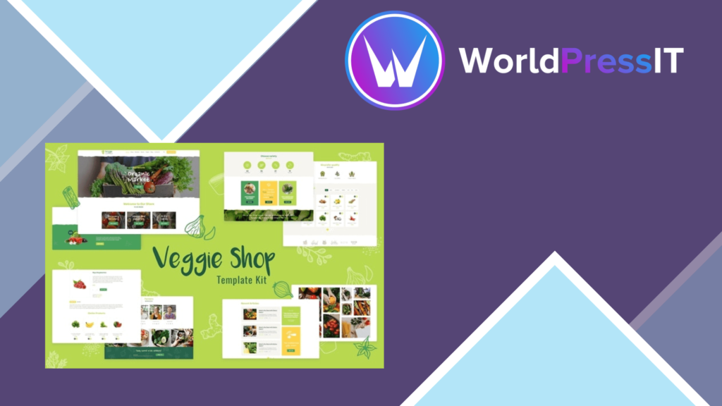 Veggie | Organic Food &amp; Eco Online Store Products Template Kit