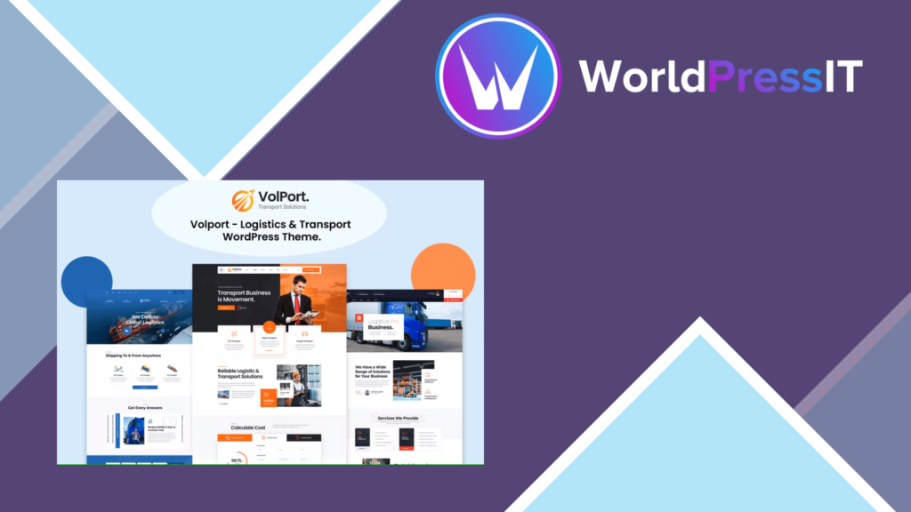 Volport - Logistics &amp; Transport WordPress Theme