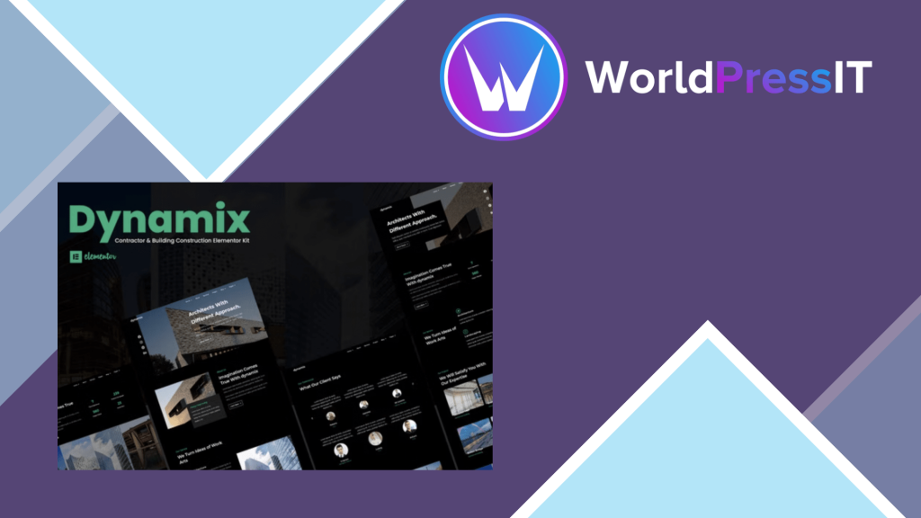 Dynamix - Architecture Elementor Template Kit