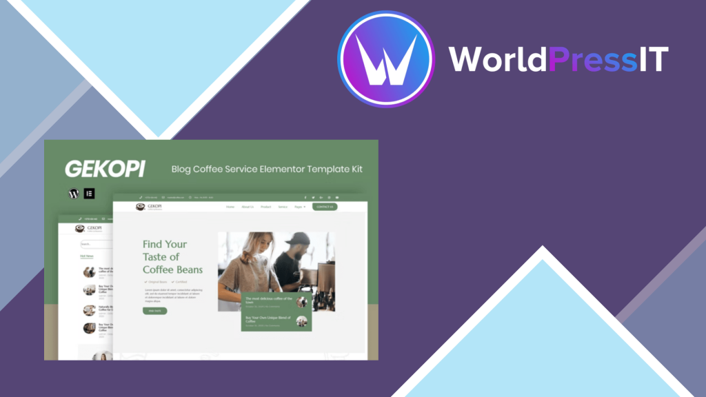 Gekopi - Coffee Shop Blog Elementor Template Kit