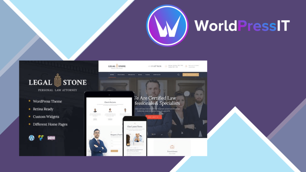 Legal Stone | Lawyers &amp; Attorneys WordPress Theme