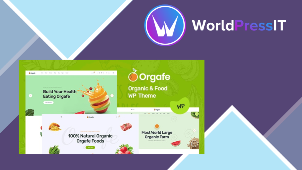 Orgafe - Organic Food WordPress Theme