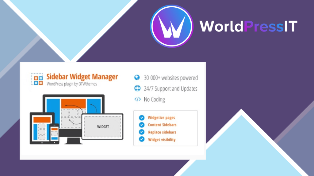 Sidebar &amp; Widget Manager for WordPress