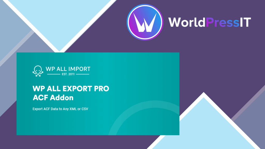 WP All Export ACF Pro Addon