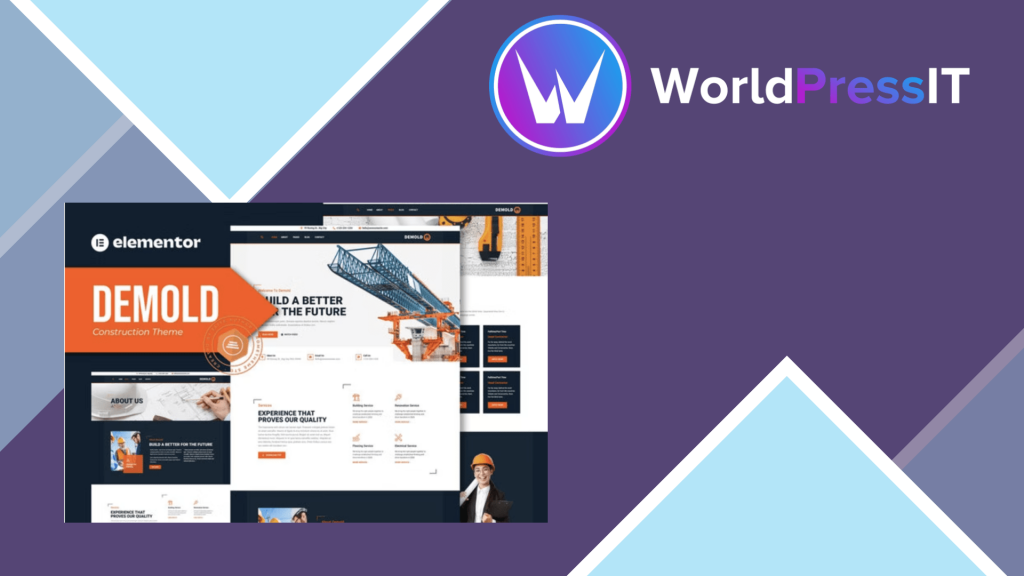 Demold - Construction Elementor Template Kit