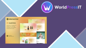 Justime – Juice Bar, Smoothie and Organic Food Elementor Template Kit