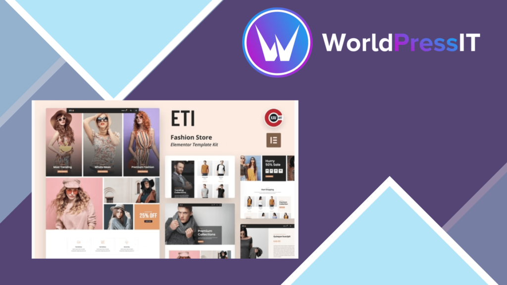 ETI - Fashion Store Elementor Template Kit