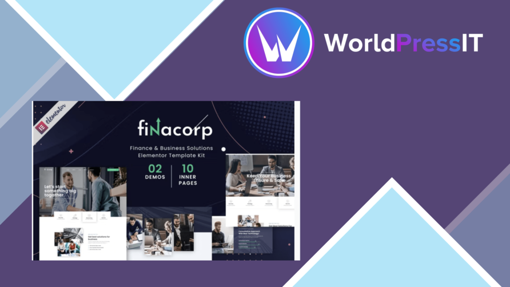 FinaCorp - Finance Corporate Elementor Template Kit