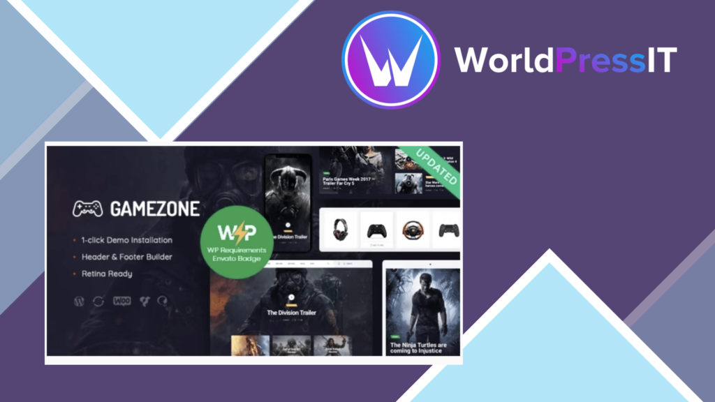 Gamezone – Gaming Blog and Store WordPress Theme