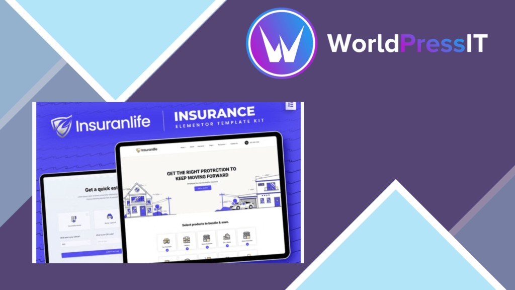 Insuranlife - Insurance Agency Elementor Template Kit