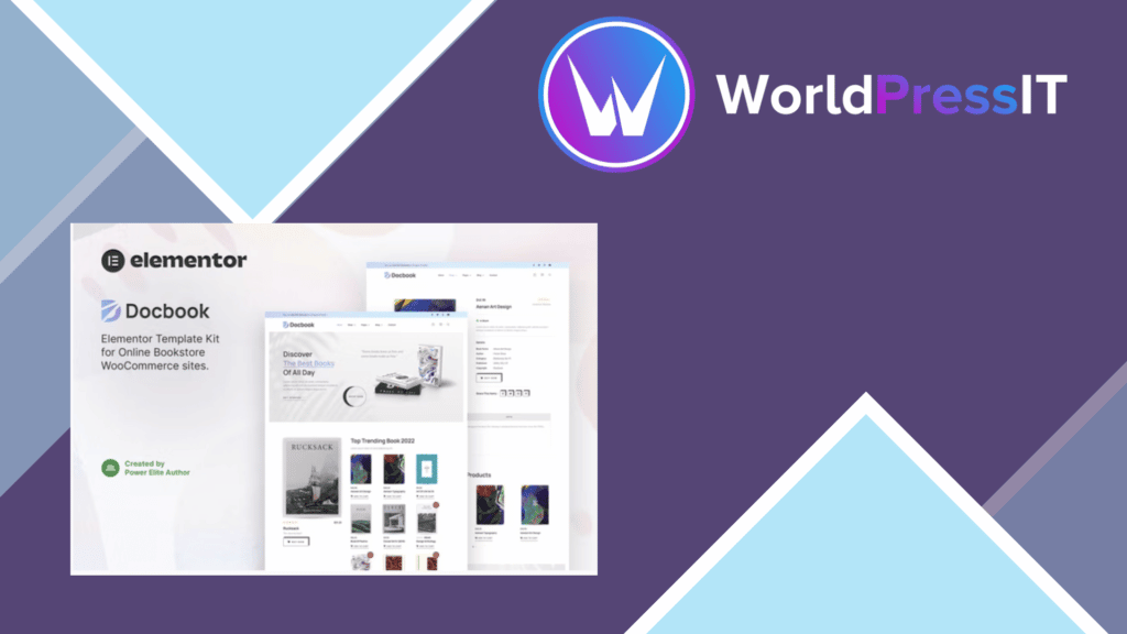 Docbook – Online Bookstore WooCommerce Elementor Template Kit