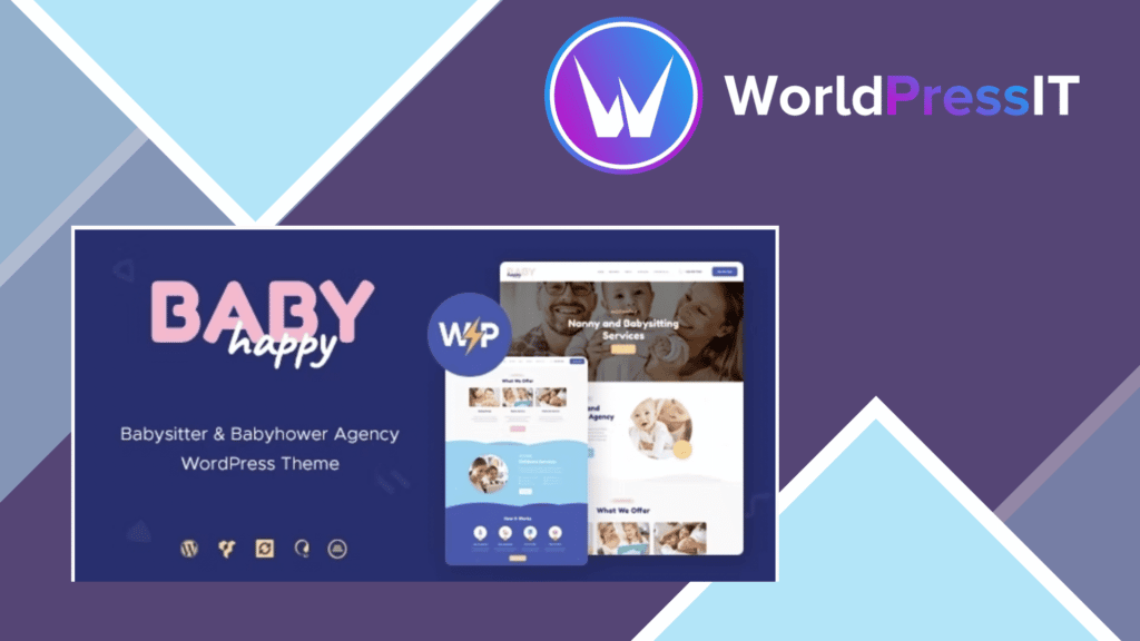 Happy Baby | Nanny and Babysitting Services WordPress Theme