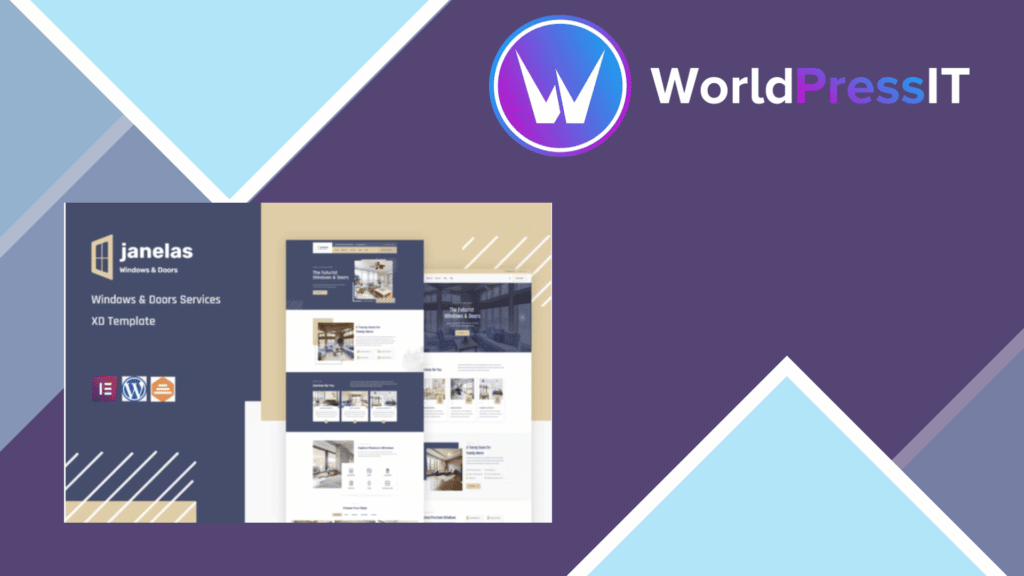 Janelas – Windows and Doors Services Elementor Template Kit