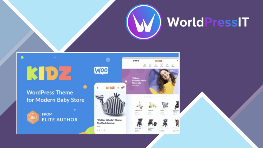 KIDZ - Baby Shop and Kids Store WordPress WooCommerce Theme