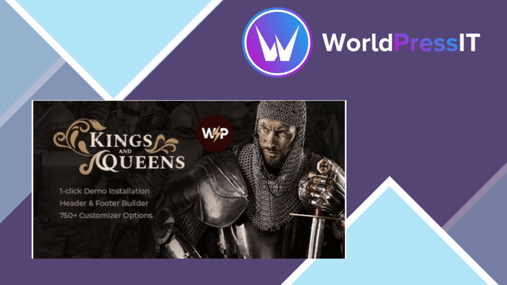 Kings and Queens | Historical Reenactment WordPress Theme