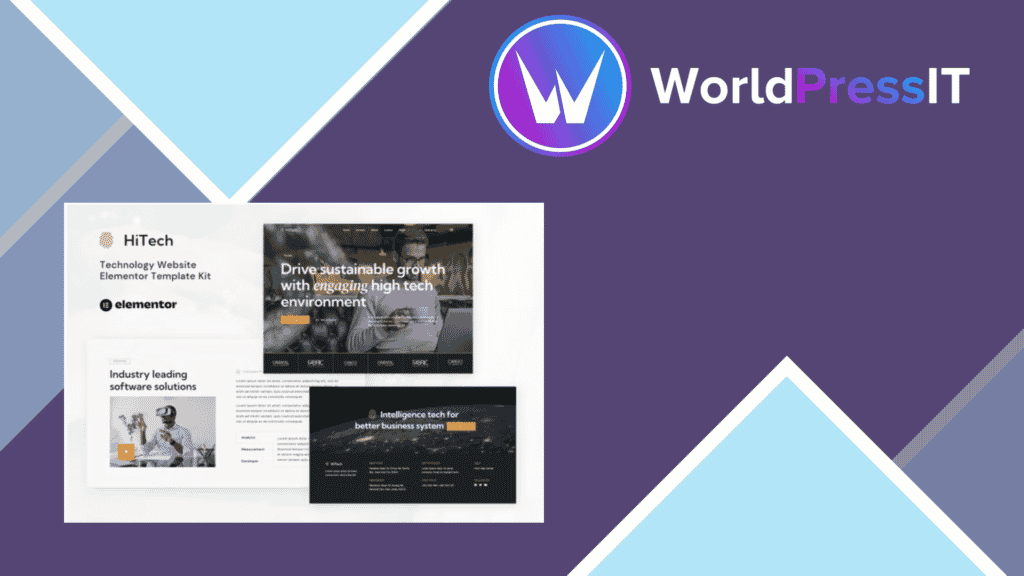 HiTech - IT Solutions and Services Elementor Template Kit