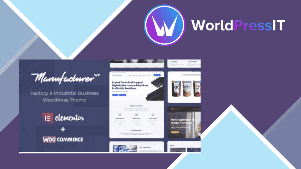 Manufacturer – Factory and Industrial WordPress Theme