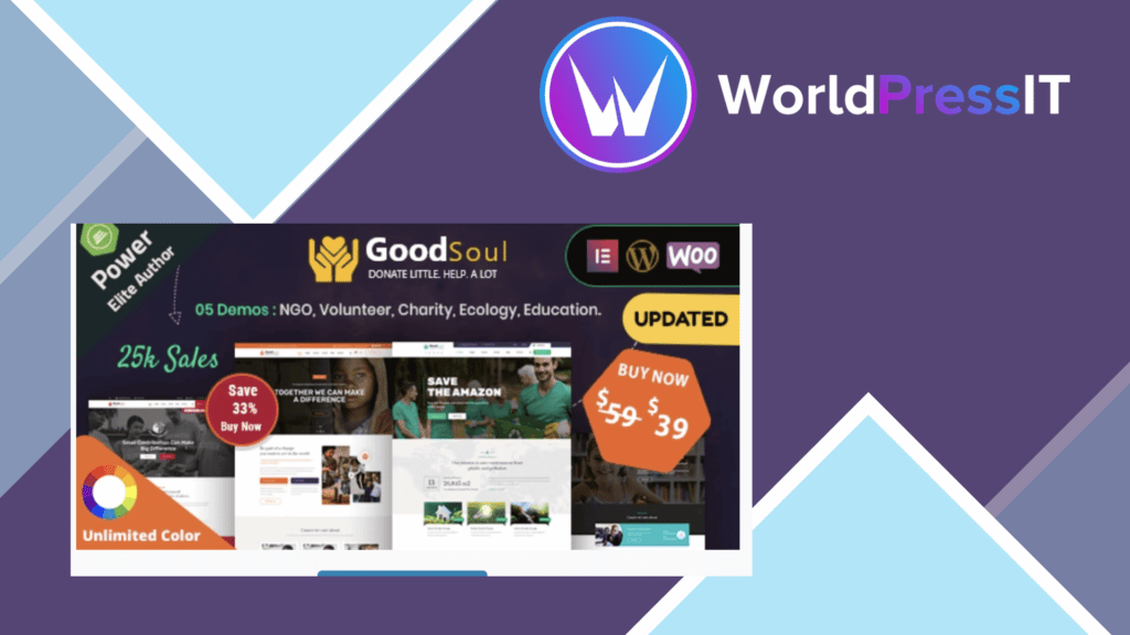 GoodSoul - Charity and Fundraising WordPress Theme