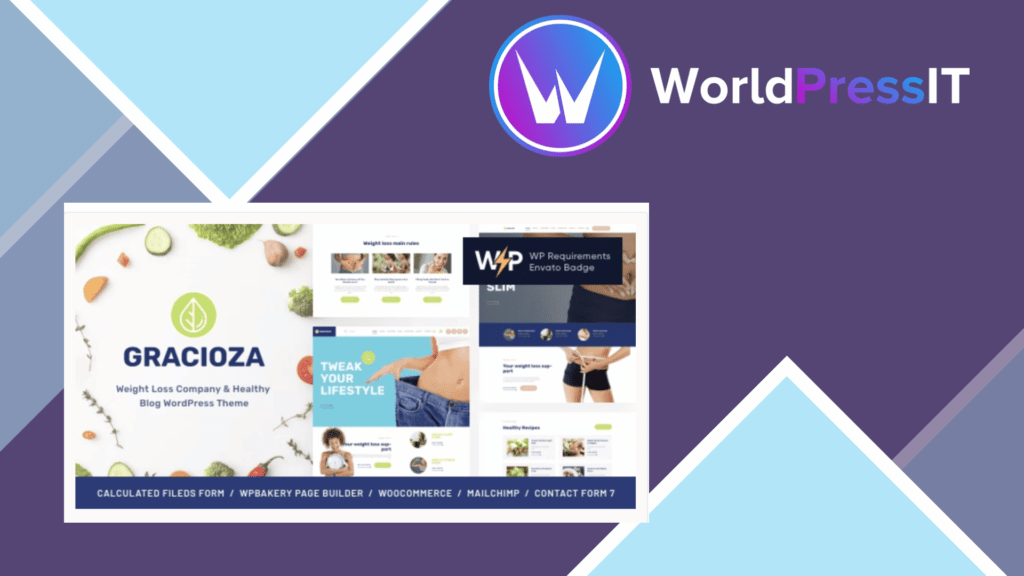 Gracioza | Weight Loss Company and Healthy Blog WordPress Theme