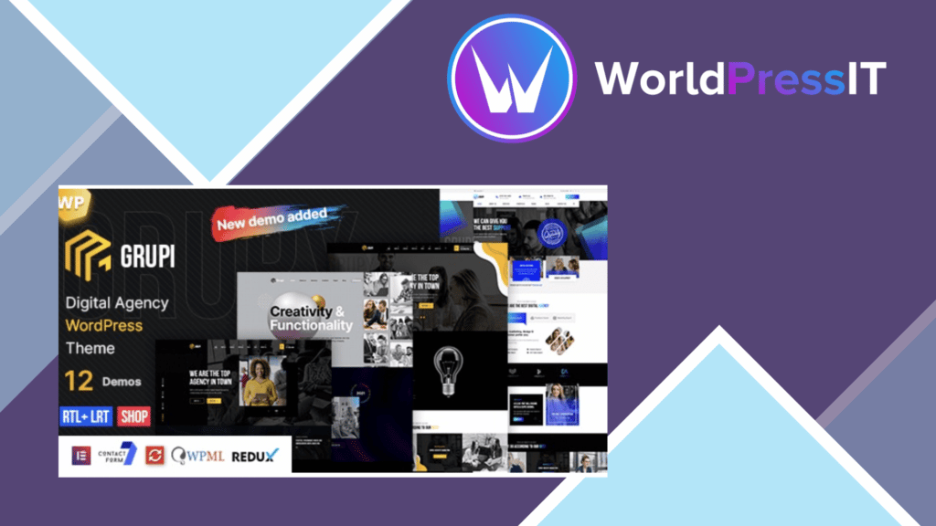 Grupi – Digital Agency WordPress + RTL