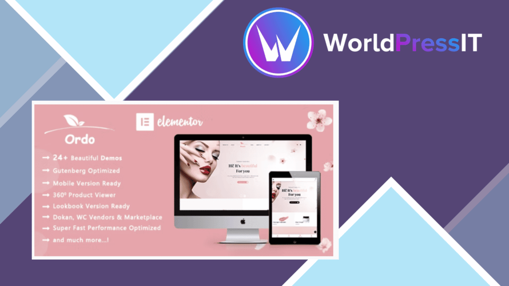 Ordo | Natural Cosmetic WooCommerce WordPress Theme