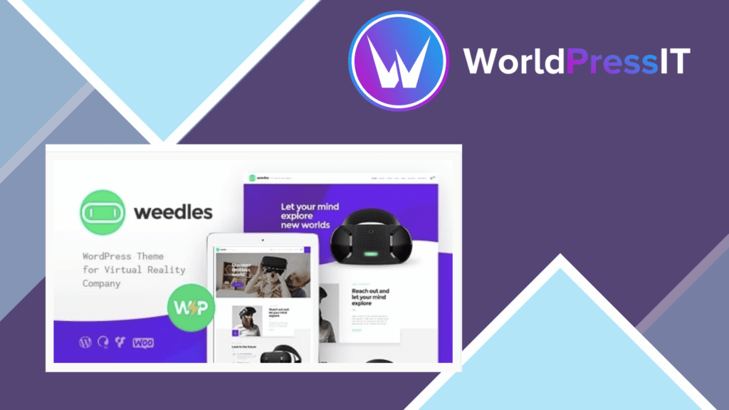 Weedles | Virtual Reality Landing Page and Store WordPress Theme