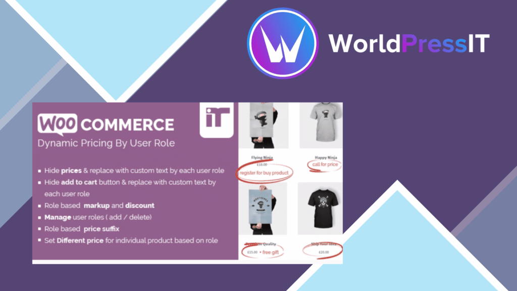 Woocommerce Dynamic Pricing By User Role