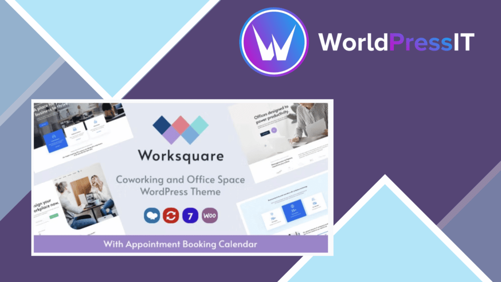 Worksquare - Coworking and Office Space WordPress Theme