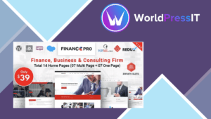 Finance Pro - Business and Consulting WordPress Theme