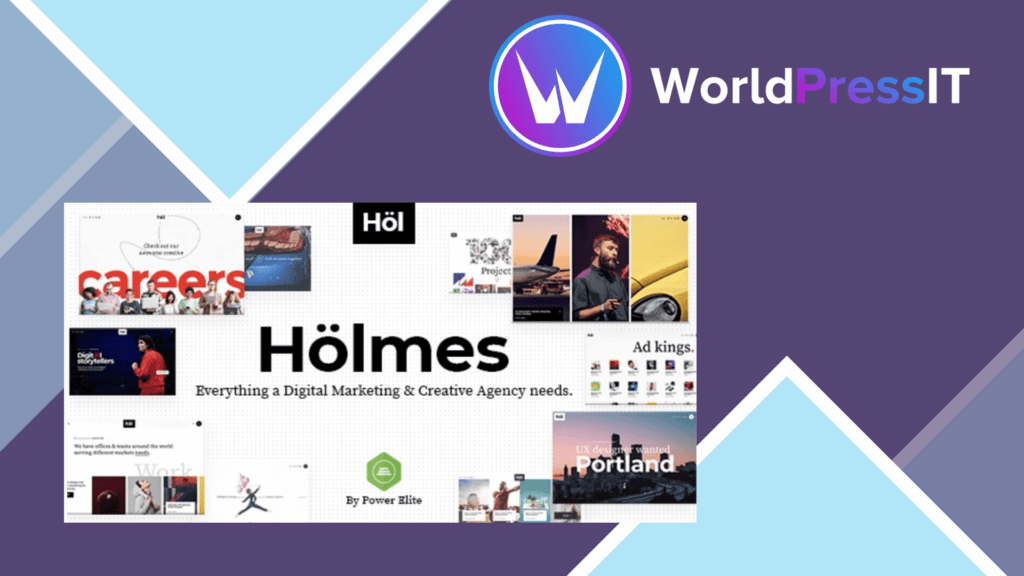 Holmes - Digital Agency WordPress Theme