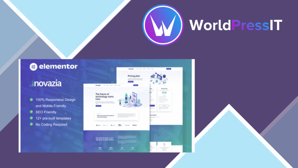 Inovazia - IT Services Elementor Pro Full Site Template Kit