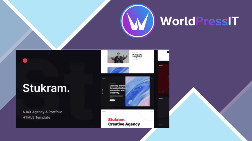 Stukram - AJAX Agency and Portfolio WordPress Theme