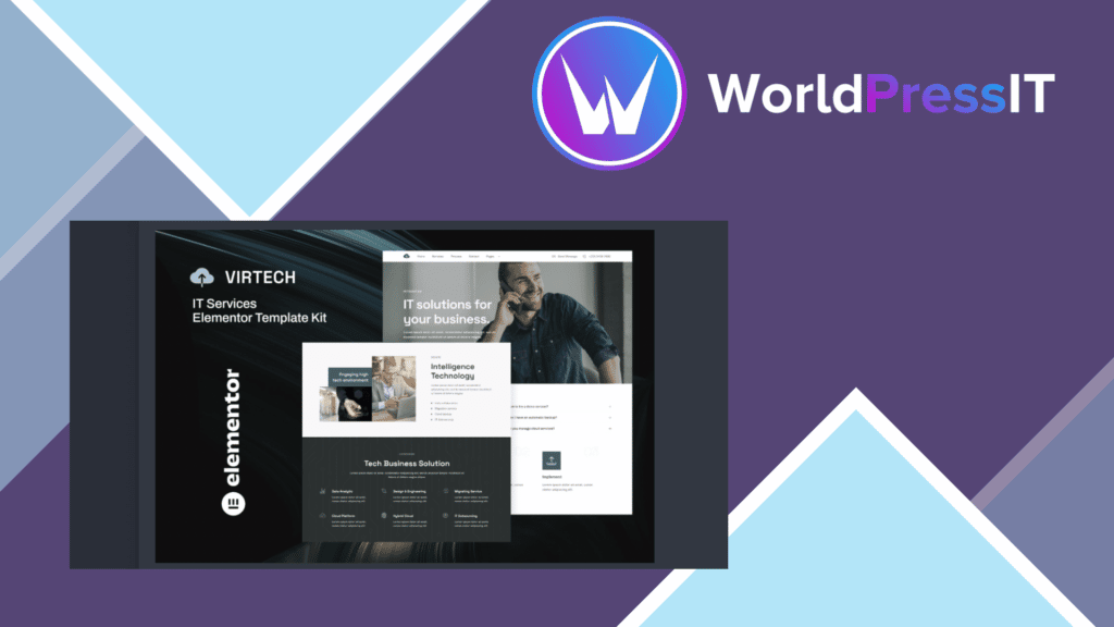 VirTech - IT Services Elementor Template Kit