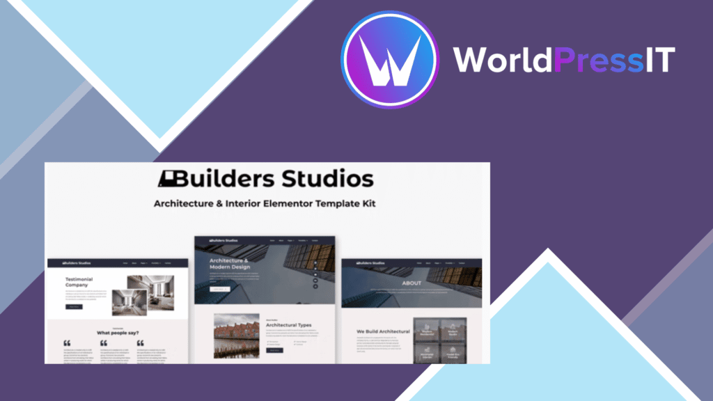 5Builders Studios - Architecture and Interior Elementor Template Kit