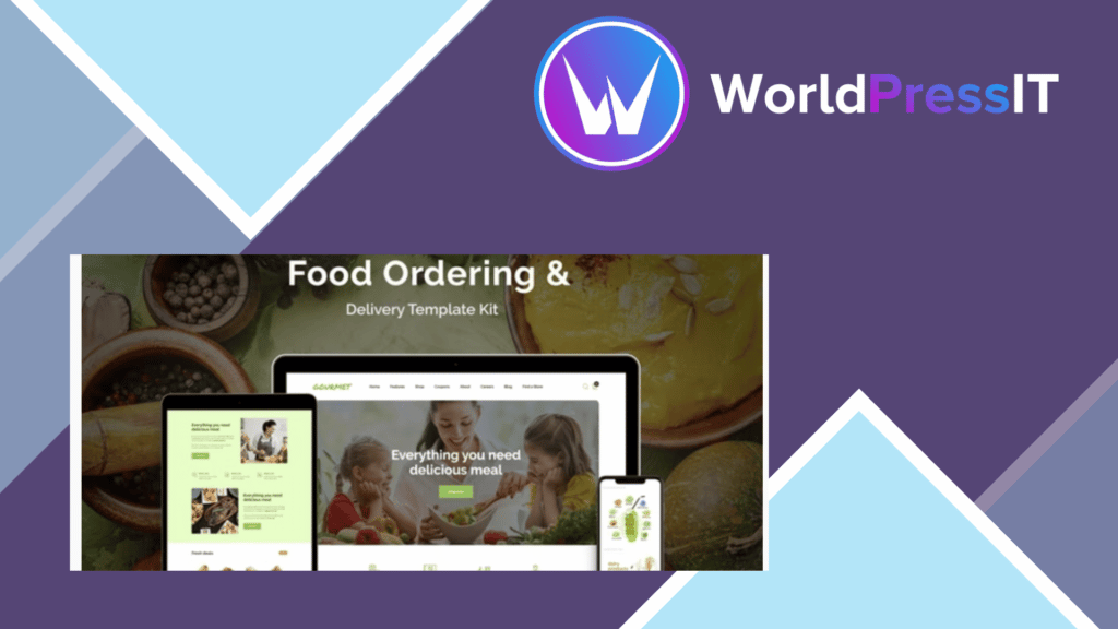 Gourmet - Food Ordering and Delivery Elementor Template Kit