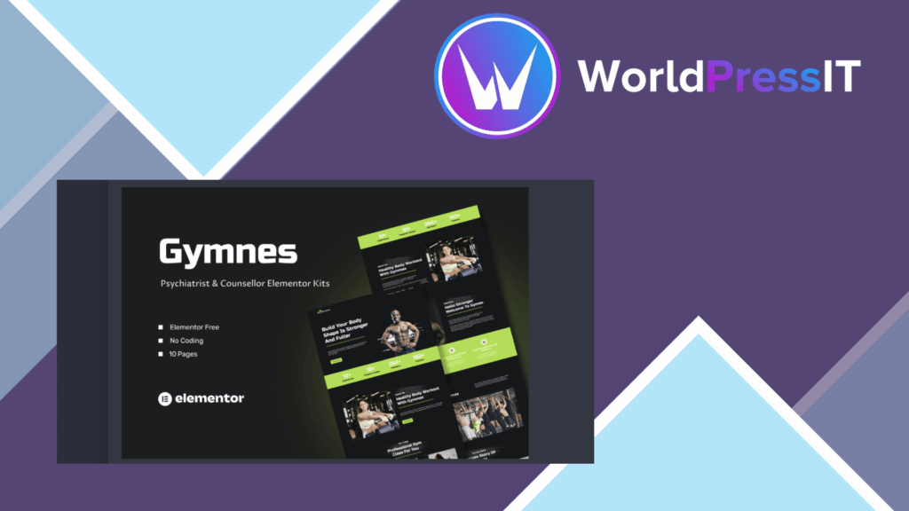Gymnes - Fiteness and Gym Elementor Template Kit