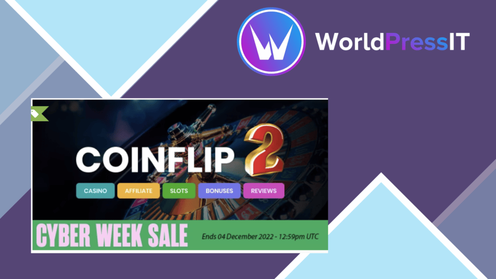 Coinflip - Casino Affiliate and Gambling WordPress Theme