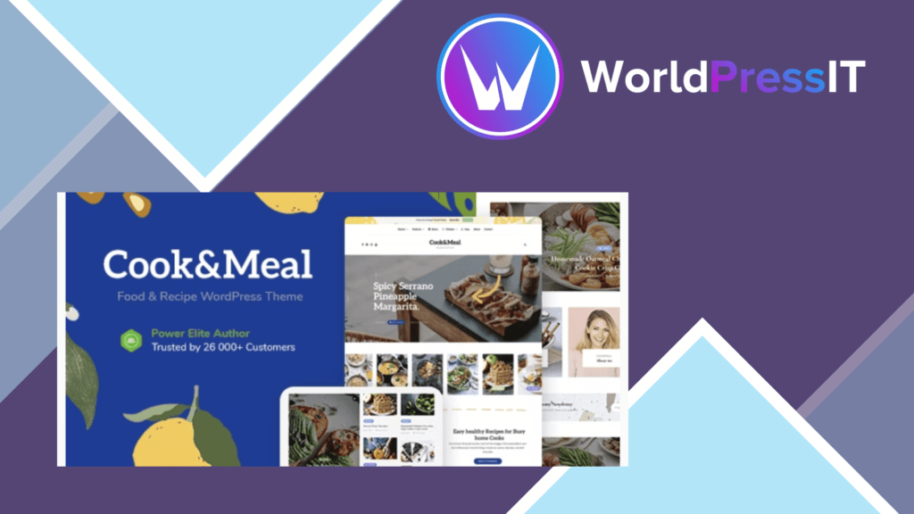 Cook&amp;Meal - Food Blog and Recipe WordPress Theme